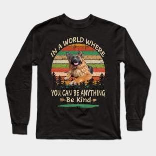 In A World Where You Can Be Anything Be Kind Vintage Long Sleeve T-Shirt